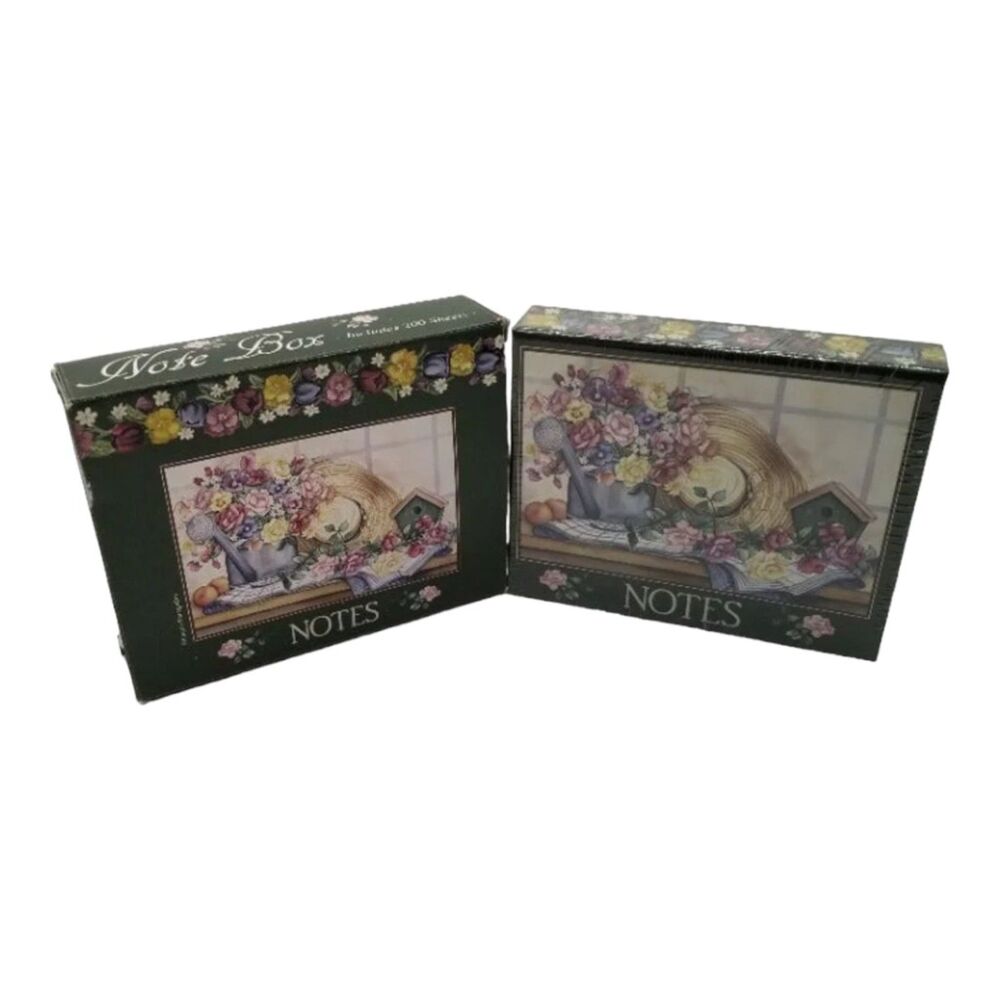 Country Cottage Floral Note Box 200 Sheets Factory Sealed Giftco - Picture 4 of 8